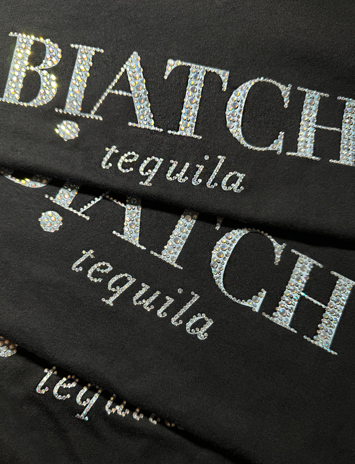 BIATCH® Black Crop Hoodie - Image 3