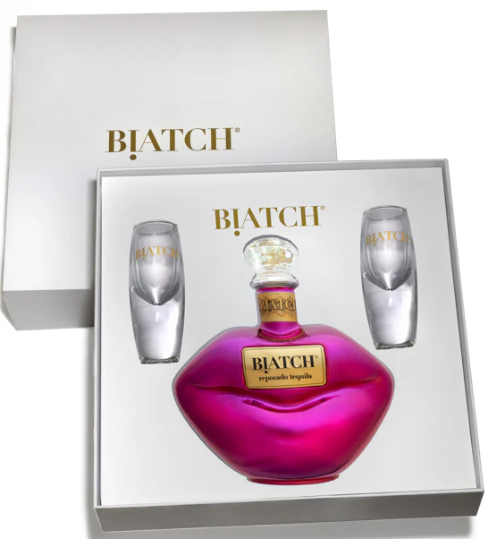 Gift Box - 750mL BIATCH® Tequila and Sipping Glass - Image 3